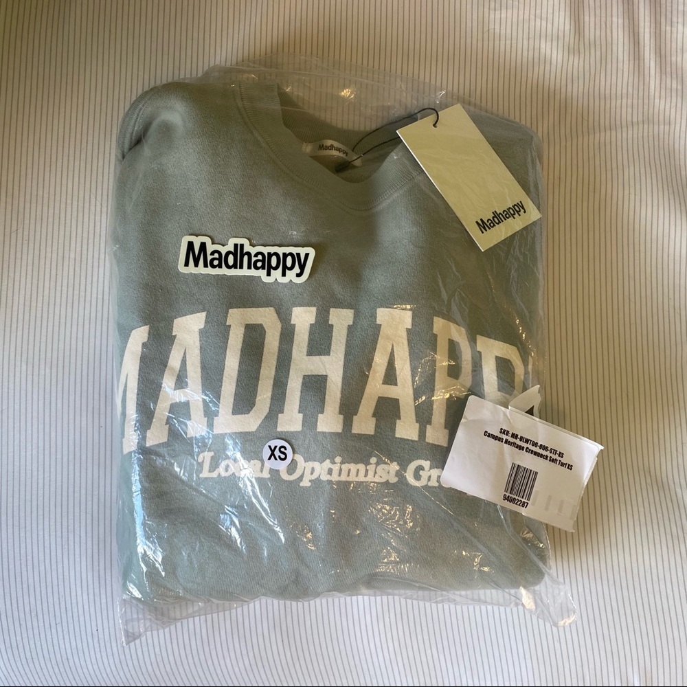 Madhappy Campus Heritage Crewneck in Soft Turf